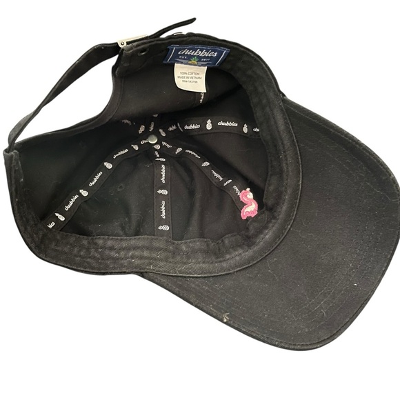 Chubbies black pink flamingo baseball cap hat - Picture 3 of 3